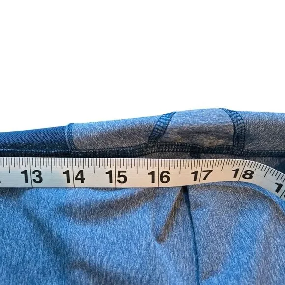 Lululemon Training Tough Crop 17" - Heathered Blue - Picture 10 of 12